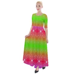 Angelic Pride Half Sleeves Maxi Dress by Thespacecampers