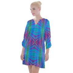 Beam Me Up Open Neck Shift Dress by Thespacecampers