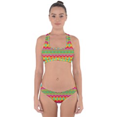 Cerebral Candy Cross Back Hipster Bikini Set by Thespacecampers