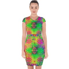 Higher Love Capsleeve Drawstring Dress  by Thespacecampers