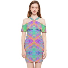 Hippie Dippie Shoulder Frill Bodycon Summer Dress by Thespacecampers
