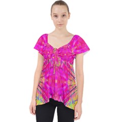 Kaleidoscopic Fun Lace Front Dolly Top by Thespacecampers