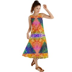 Triangular Dreams Summer Maxi Dress by Thespacecampers