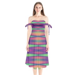 Universal Layers Shoulder Tie Bardot Midi Dress by Thespacecampers