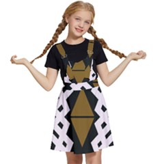 Abstract Pattern Geometric Backgrounds  Kids  Apron Dress by Eskimos