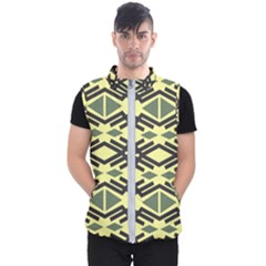 Abstract Pattern Geometric Backgrounds Men s Puffer Vest by Eskimos