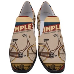 Simplex Bike 001 Design By Trijava Women Slip On Heel Loafers by nate14shop