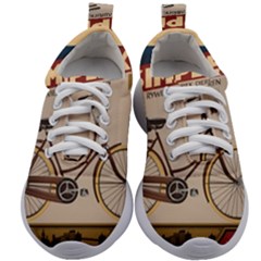 Simplex Bike 001 Design By Trijava Kids Athletic Shoes by nate14shop