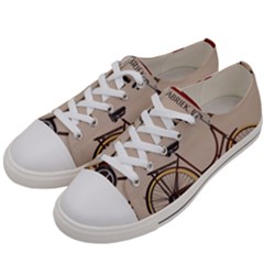 Simplex Bike 001 Design By Trijava Men s Low Top Canvas Sneakers by nate14shop