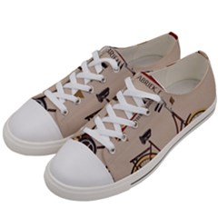 Simplex Bike 001 Design By Trijava Women s Low Top Canvas Sneakers by nate14shop