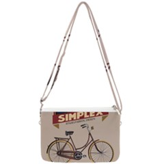 Simplex Bike 001 Design By Trijava Double Gusset Crossbody Bag by nate14shop