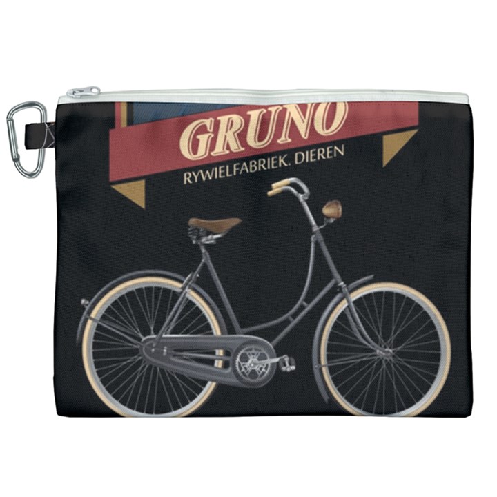 Gruno Bike 002 by Trijava Printing Canvas Cosmetic Bag (XXL)