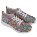 Floral Flowers Men s Lightweight Sports Shoes View3