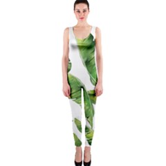 Sheets Tropical Plant Palm Summer Exotic One Piece Catsuit by artworkshop