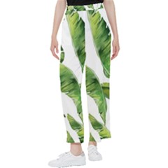 Sheets Tropical Plant Palm Summer Exotic Women s Pants  by artworkshop