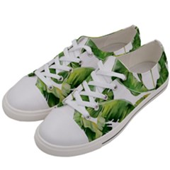 Sheets Tropical Plant Palm Summer Exotic Women s Low Top Canvas Sneakers by artworkshop