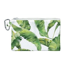 Sheets Tropical Plant Palm Summer Exotic Canvas Cosmetic Bag (medium) by artworkshop