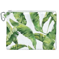 Sheets Tropical Plant Palm Summer Exotic Canvas Cosmetic Bag (xxl) by artworkshop