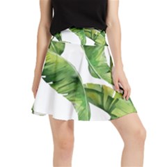 Sheets Tropical Plant Palm Summer Exotic Waistband Skirt by artworkshop