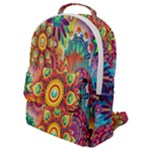 Mandalas Colorful Abstract Ornamental Flap Pocket Backpack (Small)