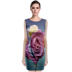 Rose Flower Love Romance Beautiful Classic Sleeveless Midi Dress by artworkshop