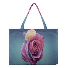 Rose Flower Love Romance Beautiful Medium Tote Bag by artworkshop