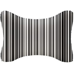 Barcode Pattern Seat Head Rest Cushion by Sapixe
