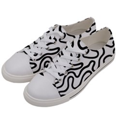 Patern Vector Men s Low Top Canvas Sneakers by nate14shop