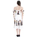 American Horror Story Cartoon Shoulder Tie Bardot Midi Dress View2