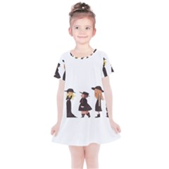 American Horror Story Cartoon Kids  Simple Cotton Dress by nate14shop