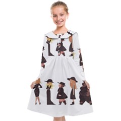 American Horror Story Cartoon Kids  Midi Sailor Dress by nate14shop