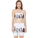 American Horror Story Cartoon Stretch Shorts and Tube Top Set View1