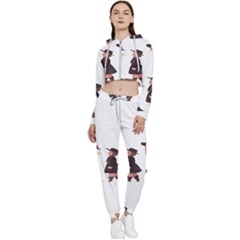 American Horror Story Cartoon Cropped Zip Up Lounge Set by nate14shop