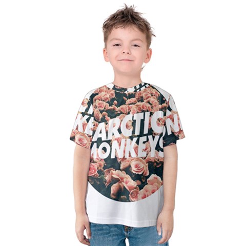Arctic Monkeys Colorful Kids  Cotton Tee by nate14shop