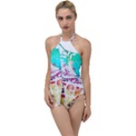 Check Meowt Go with the Flow One Piece Swimsuit