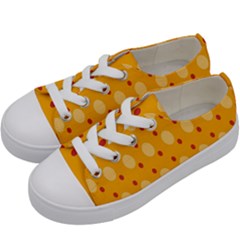 Circles-color-shape-surface-preview Kids  Low Top Canvas Sneakers by nate14shop