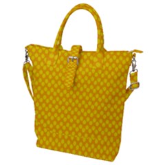 Polkadot Gold Buckle Top Tote Bag by nate14shop