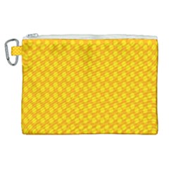 Polkadot Gold Canvas Cosmetic Bag (xl) by nate14shop