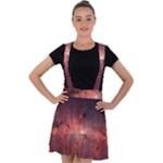 Milky-way-galaksi Velvet Suspender Skater Skirt