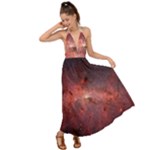 Milky-way-galaksi Backless Maxi Beach Dress