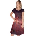 Milky-way-galaksi Classic Short Sleeve Dress