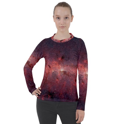 Milky-way-galaksi Women s Pique Long Sleeve Tee by nate14shop