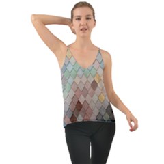 Tiles-shapes Chiffon Cami by nate14shop