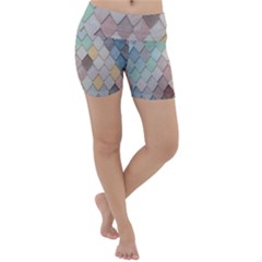 Tiles-shapes Lightweight Velour Yoga Shorts by nate14shop