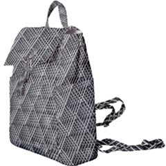 Grid Wire Mesh Stainless Rods Metal Buckle Everyday Backpack by artworkshop