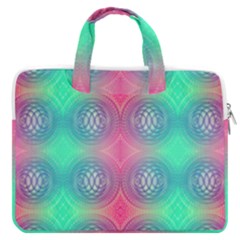 Infinity Circles Macbook Pro 16  Double Pocket Laptop Bag  by Thespacecampers
