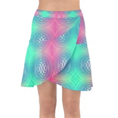 Infinity Circles Wrap Front Skirt by Thespacecampers