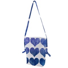 Valentin Heart  Love Folding Shoulder Bag by artworkshop