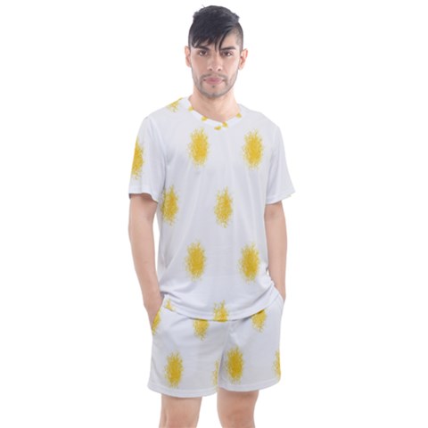 Abstract 003 Men s Mesh Tee And Shorts Set by nate14shop