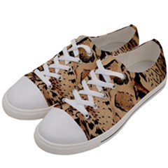 Animal-pattern-design-print-texture Men s Low Top Canvas Sneakers by nate14shop